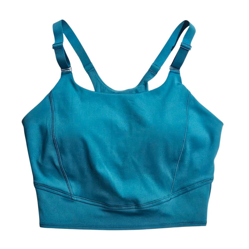 All in Motion Women's Size Medium Support - Turquoise Blue - Sports Bra Size M